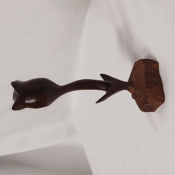 Ironwood Rose Carving Home Decor - Picture 2 of 2